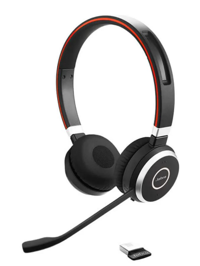 Jabra Evolve 65 MS Wireless Headset, Stereo – Includes Link 370